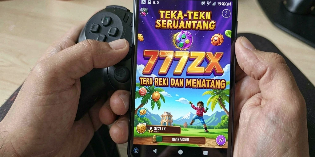 Screenshot gameplay 777ZX menampilkan tantangan teka-teki yang menarik.