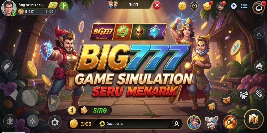 Tampilan gameplay seru dan menarik dari BIG777.