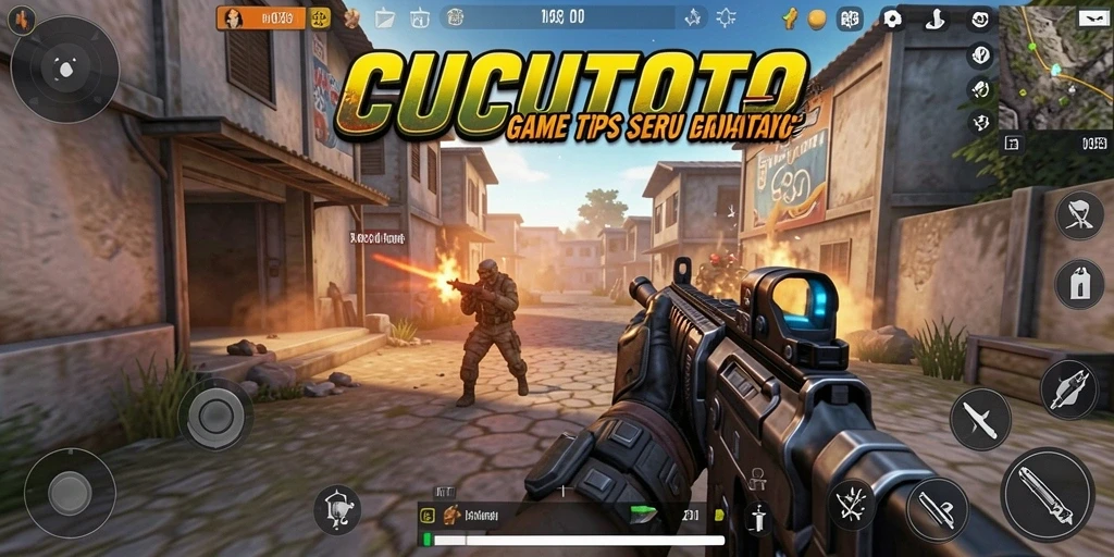 Tampilan gameplay CUCUTOTO yang mendebarkan dan penuh aksi.