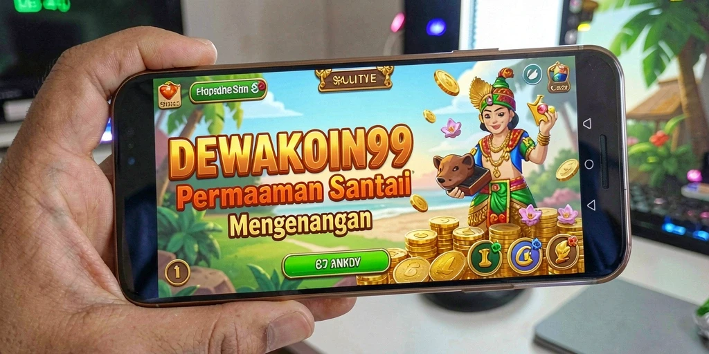 Gambar utama menunjukkan gameplay DEWAKOIN99 yang seru dan interaktif.