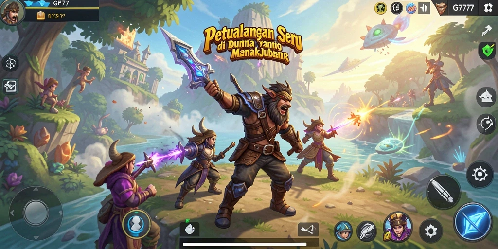 Gameplay GF777 dengan eksplorasi dunia yang menakjubkan.