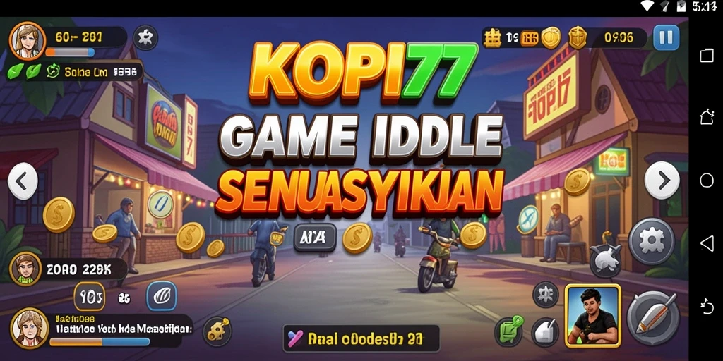 Tampilan gameplay KOPI77 yang menarik dan seru.