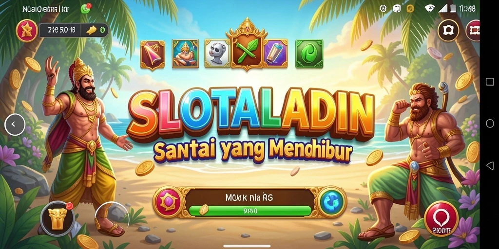 Tampilan menarik dan gameplay seru dari SLOTALADIN.