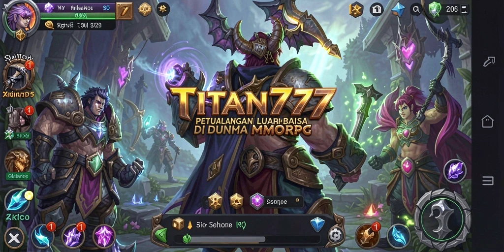 Tampilan seru gameplay TITAN777 yang menampilkan aksi dan petualangan.