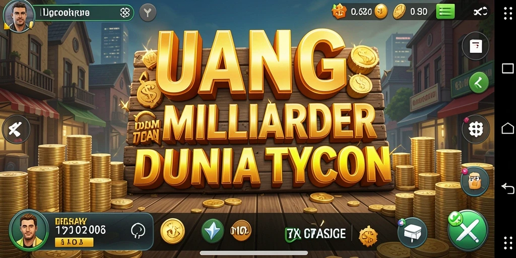 Screenshot UANG menampilkan momen seru mengelola bisnis Tycoon.