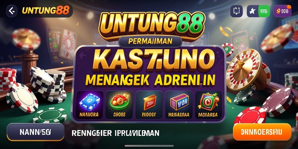 Tampilan menarik dari gameplay Kasino di UNTUNG88.