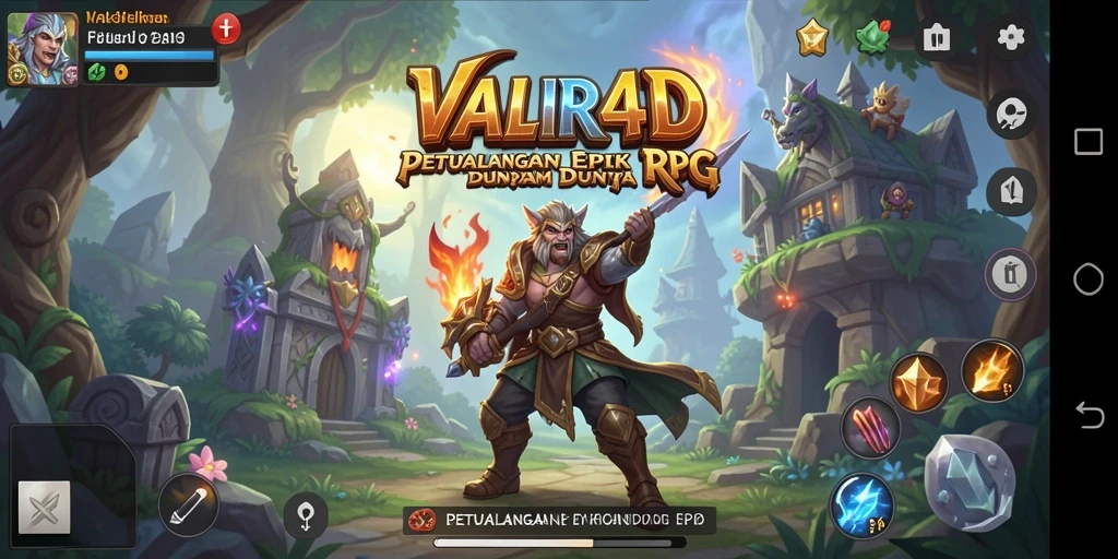 Tampilan gameplay VALIR4D yang seru dan mendebarkan.
